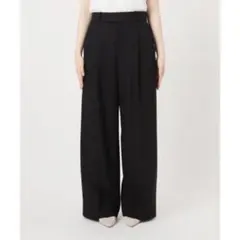 NOBLE TRツイルウラキモウスラックスパンツ