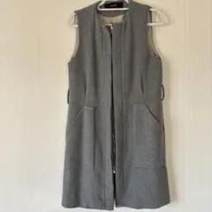 ZARA BASIC グレー ジレ．ベスト