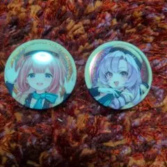 にじさんじ 缶バッジ 2点セット 周央サンゴ サロメ