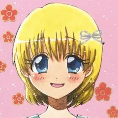 【匿名配送】手描きイラスト オリジナル 創作 【青い瞳】