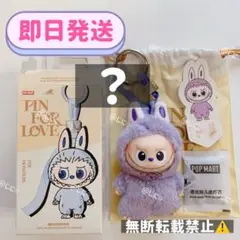 【イニシャル？】LABUBU ラブブ PIN FOR LOVE ぬいぐるみ