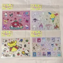 いちご新聞 輝け！サンリオキャラクター大賞 記念シール 4点セット ③