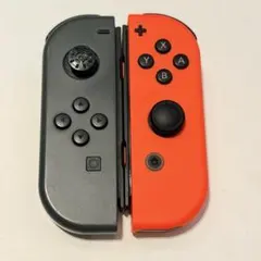 Switch Joy-Con グレー ネオンレッド　2個セット　ジャンク