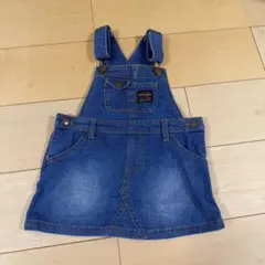 Wrangler ジャンバースカート デニムブルー　95cmのサムネイル