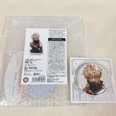 ヒロアカ アクリルMEGAフィギュア &缶バッジ 爆豪勝己