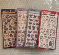 【新品・正規品】ディズニー ボンボンドロップシール 4個セット