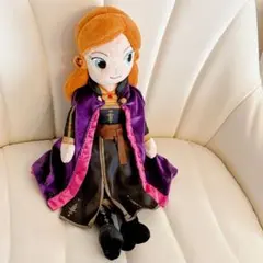 상태좋음 アナと雪の女王2 アナ ぬいぐるみ 約35cm ディズニー ハロウィン