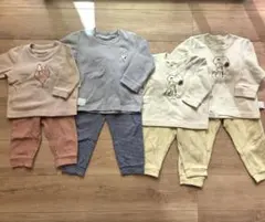 ユニクロ スヌーピー パジャマ 4点セット キッズ