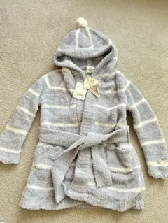 【タグ付き未使用】pique フード付きバスローブ