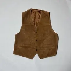 VERA PELLE スエード　ジレ