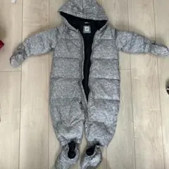 GAP ベビー用 中綿入りジャンプスーツ グレー