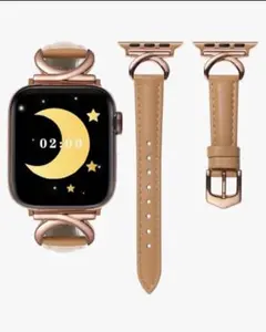 Apple Watch バンド 本革 Shevvi レディース 交換ベルト