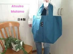 未使用　マタノアツコ　帆布トート　猫日本製　エコバッグ　キャンバストートのサムネイル