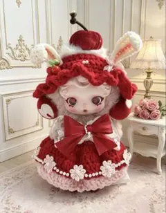 「147番」 スカルパンダ ぬいぐるみ 着せ替え服 チェリーウサギ✨