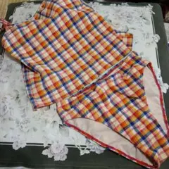 チェック柄 セパレート水着 9Мサイズ