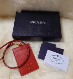 【超美品✨】PRADA プラダ LACCA カードホルダー パスケース