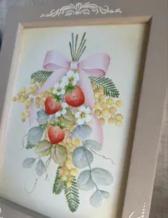 ＊トールペイント＊ 春のスワッグフレーム