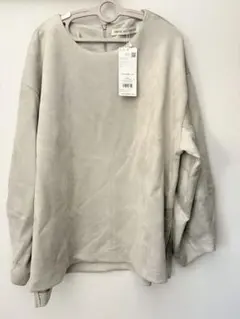 NANO universe カットスエードプルオーバー 新品訳あり