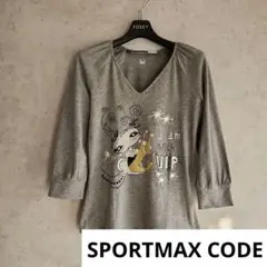 スポーツマックスコード　Mioちゃん♡5部袖TグレーS
