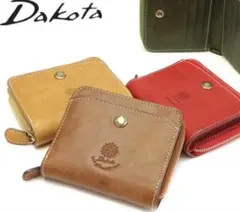 【美品✨】 Dakota 二つ折り財布 小さめ 赤