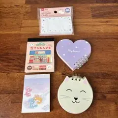 メモ帳 メッセージカード まとめ売り 4点セット