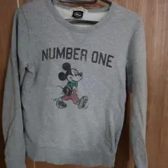 BEAMS HEART × Disney ミッキー トレーナー グレー