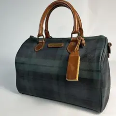 Polo Ralph Lauren ミニボストンバッグ　ブラックウォッチ