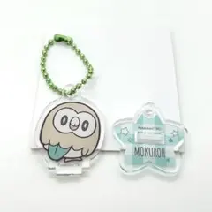 ポケピース アクリルキーホルダー みんな集合 モクロー