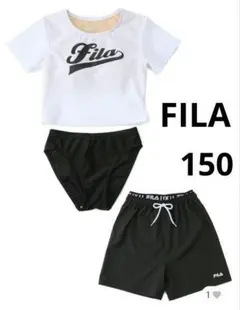 美品 FILA セパレート水着 3点セット 女の子 150 水着