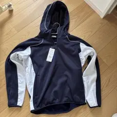Mizuno JASPO Lサイズ ネイビー/ホワイト パーカーのサムネイル