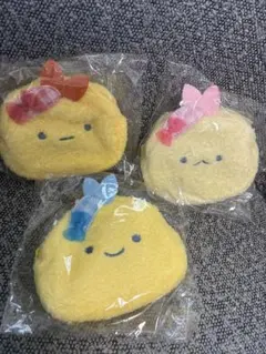 ファミリーマート限定　おかおポーチ　夢見るしっぽず　えびふらいのしっぽ