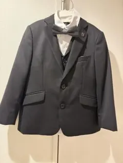 子供用　フォーマルスーツ ブラック5点セット