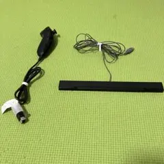 ⭐️美品　Wii WIIU センサーバー ヌンチャク　 セット　クロ　ブラック