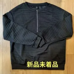 SHEIN ブラック キルティング スウェット M【新品未着品】