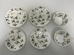 WEDGWOOD ワイルドストロベリー　ピオニー　ティーカップセット 6点