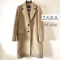 【美品】ZARA 冬コート コート ザラ ベージュ ロングコート 人気デザイン