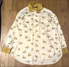 ZARA タイガー柄 長袖シャツ Mサイズ