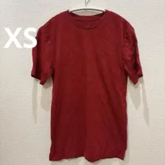 GEORGE 赤 Tシャツ XS/KH 無地 赤 古着 半袖Tシャツ Tシャツ