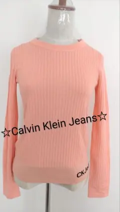 新品★Calvin Klein Jeans★薄手リブニット　日本未入荷⁉