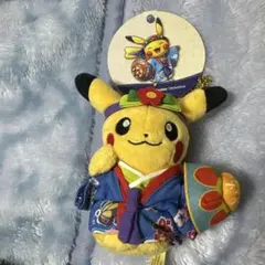 ポケモンセンターヒロシマ限定　ピカチュウぬいぐるみ4つ 広島名物を持ったピカチュウぬいぐるみがかわいい、カイハラデニムや