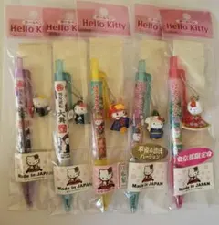 Hello Kitty ボールペン 5本セット ご当地キティ
