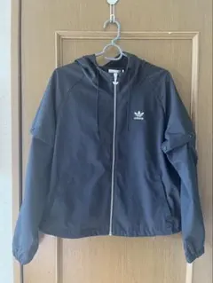 adidas フード付きジャケット M ブラック