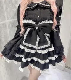 Ank Rouge BIGリボン配色ティアードジャンスカのサムネイル