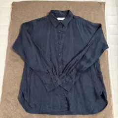 リネン100% 長袖 シャツ