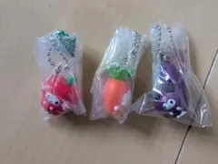 未使用 サンリオ ベジタブルビスケット 3種セット キーチェーン 野菜