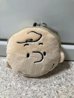 スヌーピー チャーリーブラウン フェイス ぬいぐるみ パスケース ポーチ