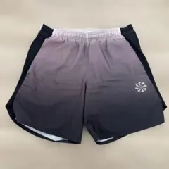NIKE ナイキ ランニングショーツ ランパン グラデーション ブラック×グレー