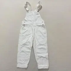 t2769 【コルザ】　オーバーオール サロペット ホワイトデニム Lサイズのサムネイル