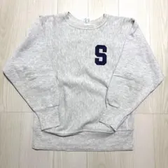 90s Champion リバースウィーブ　スウェット　両面プリント　USA Champion 90s リバースウィーブプリント