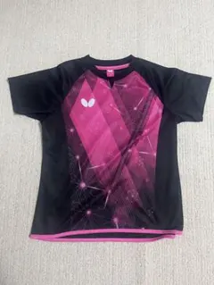 Butterfly 卓球ウェア M ピンク/黒